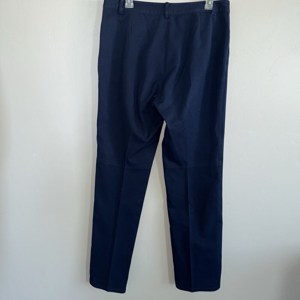 Lauren Ralph Lauren Straight Leg Pants Navy Blue Woman’s Size 10 - Picture 7 of 7